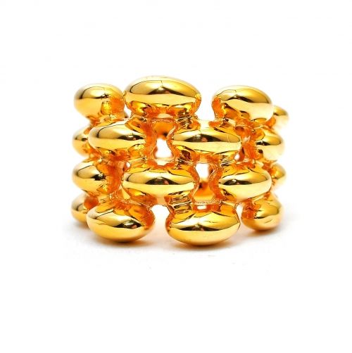 Pierścionek z 14-karatowego żółtego złota