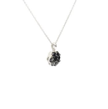 White gold necklace with diamonds 1.73 ct 